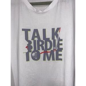 Mens Golf T-Shirt Grand Slam On Course Performance "Talk Birdie To Me" Tee SzXXL